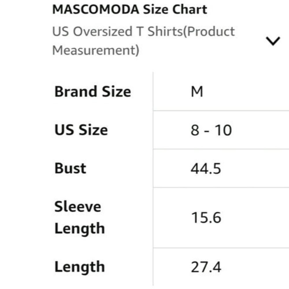 MASCOMODA Oversized Shirt Women SZ M V-Neck Short Sleeve Basic Tunic Loose Fit - Picture 7 of 8